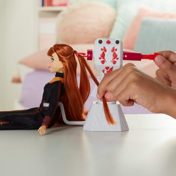 BRAND E6950 FROZEN II SISTER STYLES ANNA FASHION DOLL WITH EXTRA-LONG RED HAIR, BRAIDING TOOL & HAIR CLIPS KOUREAS TOYS