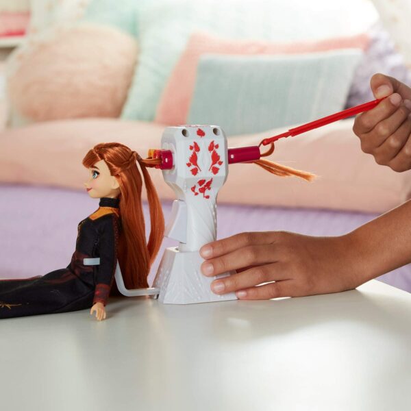 BRAND E6950 FROZEN II SISTER STYLES ANNA FASHION DOLL WITH EXTRA-LONG RED HAIR, BRAIDING TOOL & HAIR CLIPS KOUREAS TOYS