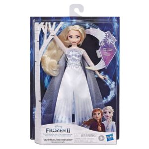 BRAND E8880 FROZEN II ELSA EVENING DRESS SINGING DOLL KOUREAS TOYS