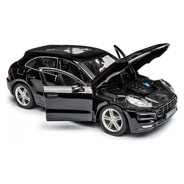 BURAGO 21077 1:24 PLUS PORSCHE MACAN BLACK KOUREAS TOYS