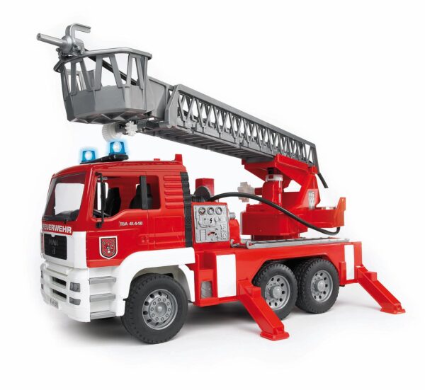 BRUDER 02771 MAN TGA FIRE ENGINE WITH SELWING LADDER KOUREAS TOYS