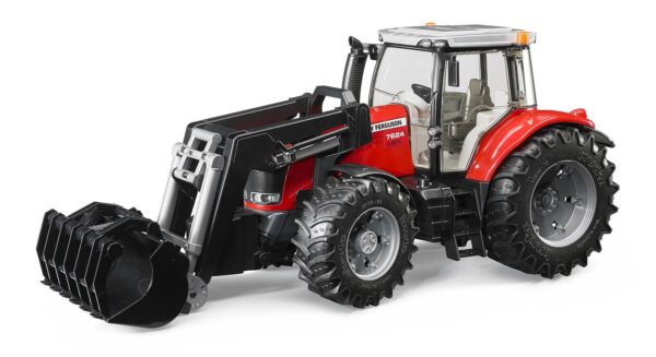 BRUDER 03047 MASSEY FERGUSON 7624 WITH FRONTLOADER KOUREAS TOYS