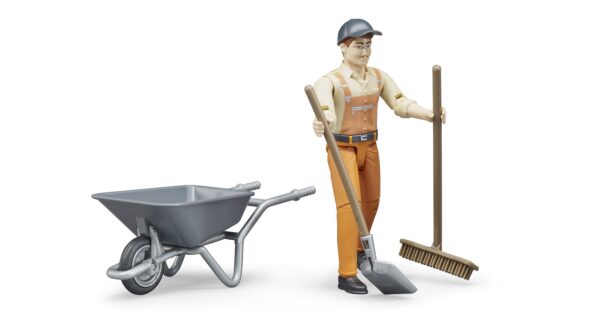 BRUDER 62130 MUNICIPAL WORKER FIGURE SET KOUREAS TOYS