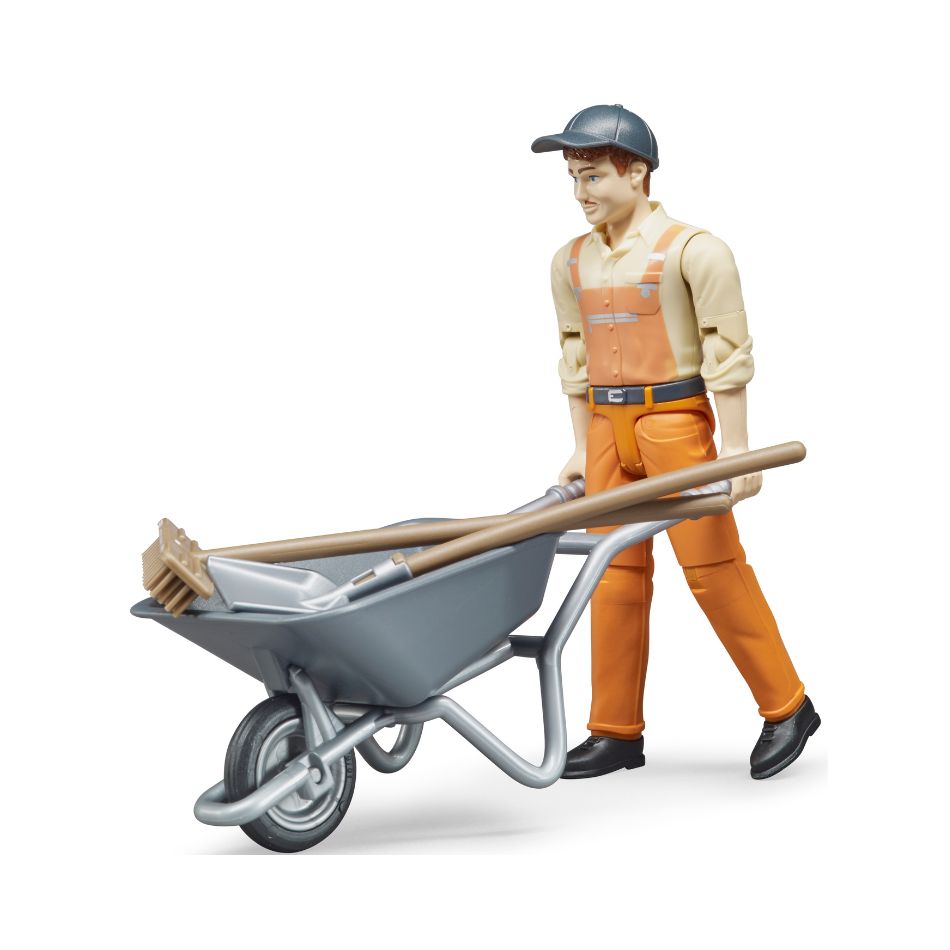 BRUDER 62130 MUNICIPAL WORKER FIGURE SET KOUREAS TOYS