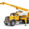 BRUDER 02818 MACK GRANITE LIEBHERR CRANE TRUCK KOUREAS TOYS