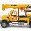 BRUDER 02818 MACK GRANITE LIEBHERR CRANE TRUCK KOUREAS TOYS