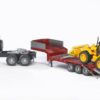 BRUDER 02813 MACK GRANITE LOW LOADER AND JCB 4CX KOUREAS TOYS