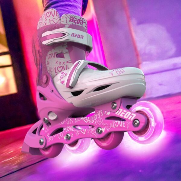 YVOLUTION NEON COMBO 2 in 1 ADJUSTABLE SKATES KOUREAS TOYS