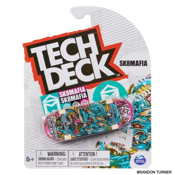 TECH DECK 13600 MINIATURE SKATEBOARD WITH SPARE PARTS KOUREAS TOYS