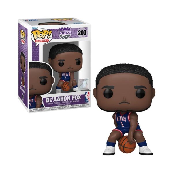 FUNKO POP! BASKETBALL SACRAMENTO KINGS DE'AARON FOX 203 KOUREAS TOYS