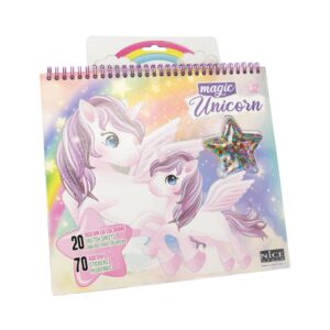 NICE 02590 GIRABRILLA MAGIC UNICORN SKETCHBOOK KOUREAS TOYS