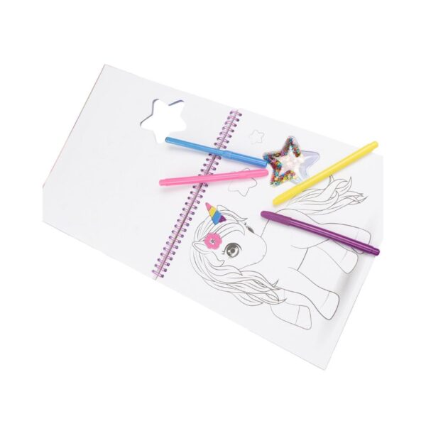 NICE 02590 GIRABRILLA MAGIC UNICORN SKETCHBOOK KOUREAS TOYS