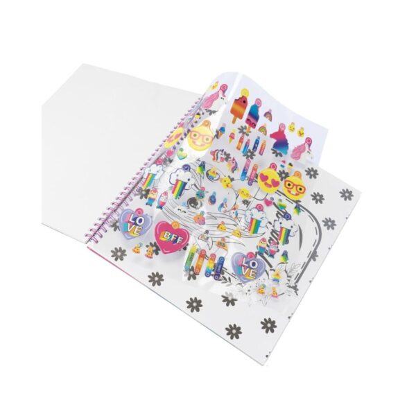 NICE 02590 GIRABRILLA MAGIC UNICORN SKETCHBOOK KOUREAS TOYS