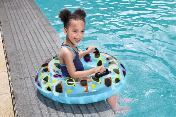 BESTWAY 36057 H2OGO! DESIGNER SWIM RING POOL FLOAT KOUREAS TOYS