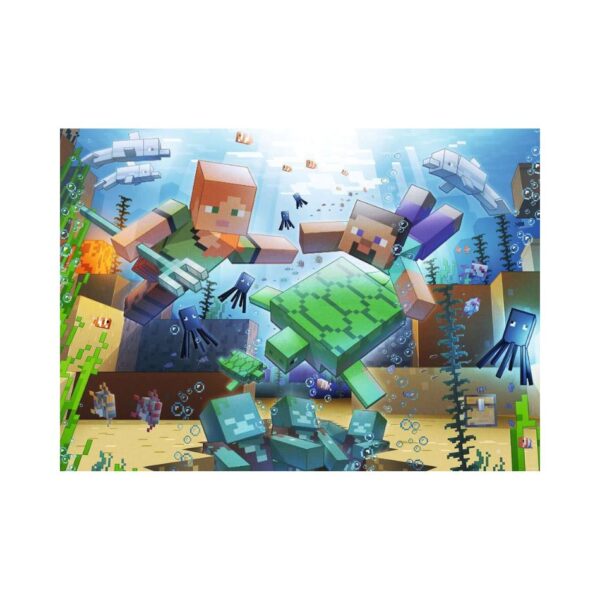 RAVENSBURGER 1000 Pcs PUZZLE MINECRAFT KOUREAS TOYS
