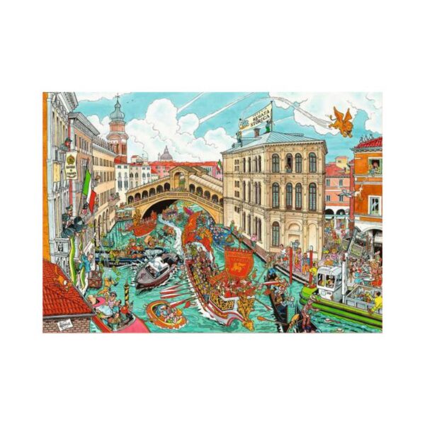 RAVENSBURGER 12000727 1000 Pcs PUZZLE VENICE PAINTING KOUREAS TOYS