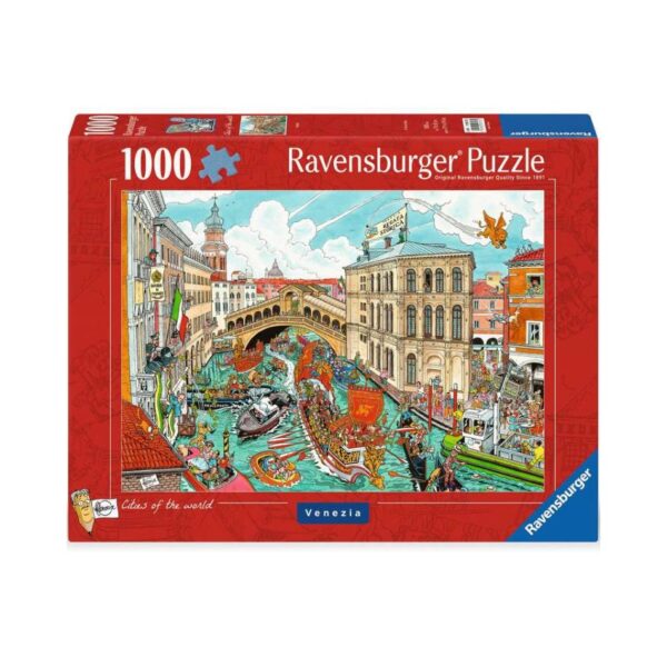 RAVENSBURGER 12000727 1000 Pcs PUZZLE VENICE PAINTING KOUREAS TOYS