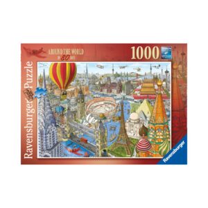 RAVENSBURGER 12000169 1000 Pcs PUZZLE AROUND THE WORLD IN 80 DAYS KOUREAS TOYS