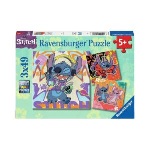 RAVENSBURGER 12001070 3X49 Pcs PUZZLE STITCH KOUREAS TOYS