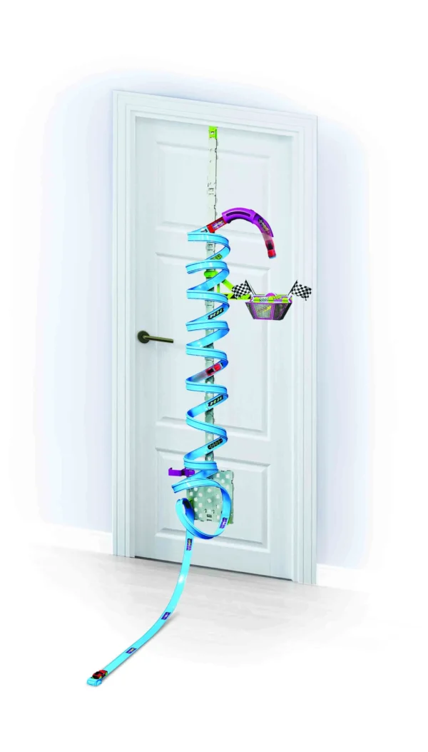 MAISTO 12556 CYBER ​​RACERS TRACK DOOR HOOP WITH 10 LOOPS AND 1 CAR KOUREAS TOYS