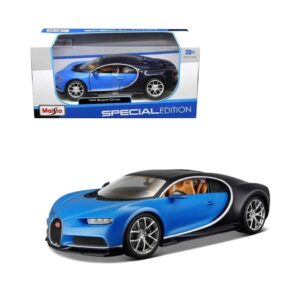MAISTO 31514 1:24 BUGATTI CHIRON BLUE KOUREAS TOYS