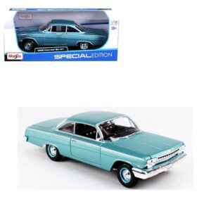 MAISTO 31641 1:18 1962 CHEVROLET® BEL AIR™ (MET LT BLUE) KOUREAS TOYS