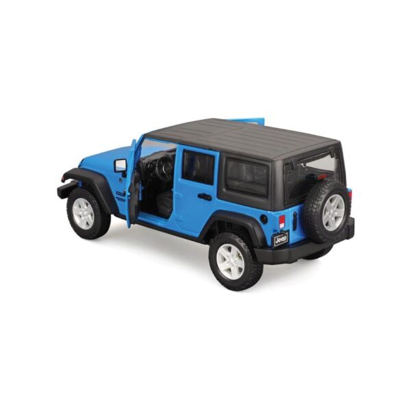 MAISTO 31268 1:24 2015 JEEP WRANGLER UNLIMITED (MET BLUE) KOUREAS TOYS