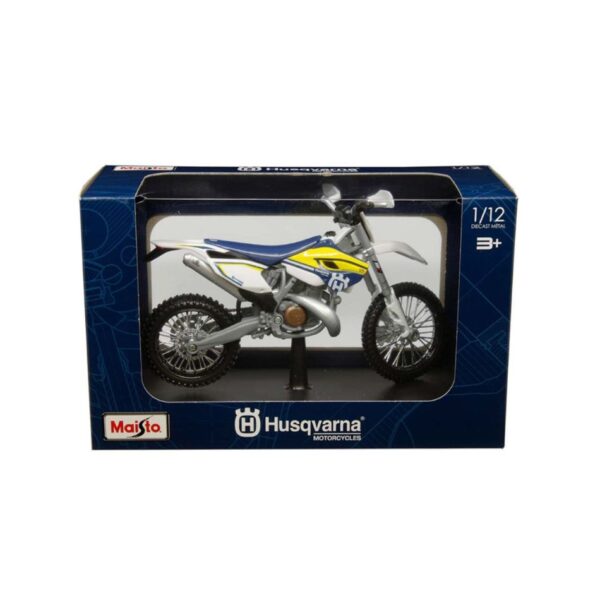 MAISTO 32706 1:12 MOTORCYCLE WITH STAND - HUSQVARNA FE501 KOUREAS TOYS