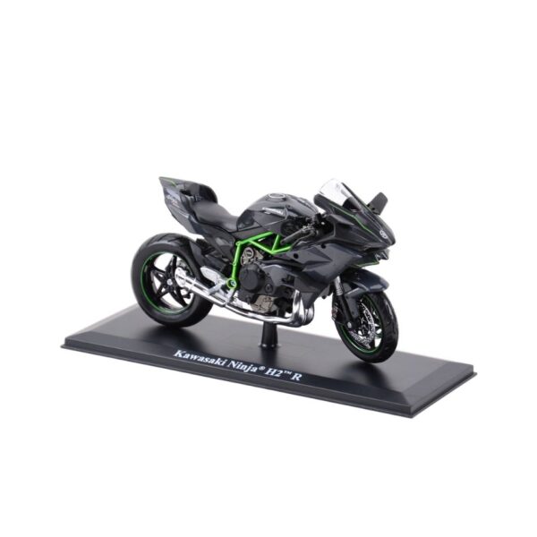 MAISTO 32708 1:12 MOTORCYCLE WITH STAND - KAWASAKI NINJA H2R KOUREAS TOYS