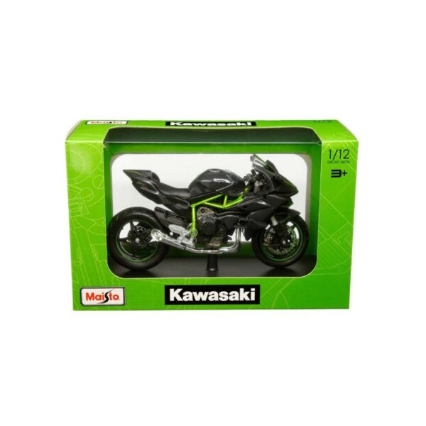 MAISTO 32708 1:12 MOTORCYCLE WITH STAND - KAWASAKI NINJA H2R KOUREAS TOYS