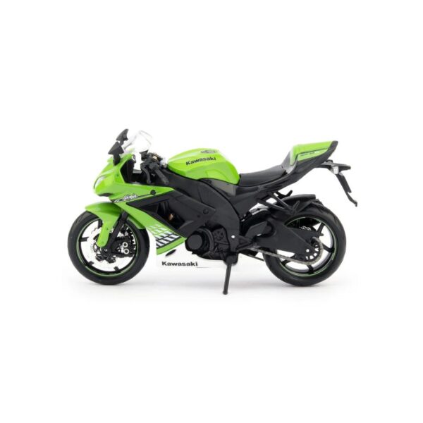 MAISTO 32709 1:12 MOTORCYCLES WITH STAND - KAWASAKI NINJA ZX-10R (GREEN) KOUREAS TOYS