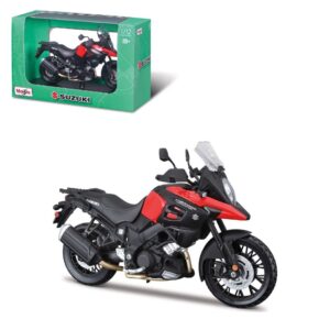 MAISTO 32711 1:12 MOTORCYCLE WITH STAND - SUZUKI V-STROM KOUREAS TOYS