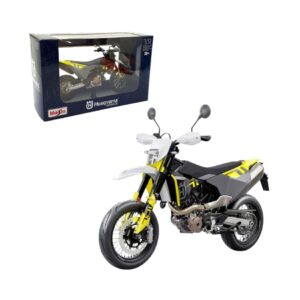 MAISTO 32726 1:12 MOTORCYCLES WITH STAND - 2023 HUSQVARNA 701 SUPERMOTO KOUREAS TOYS