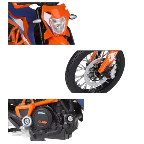 MAISTO 32727 1:12 MOTORCYCLE WITH STAND - 2023 KTM 690 SMC R KOUREAS TOYS