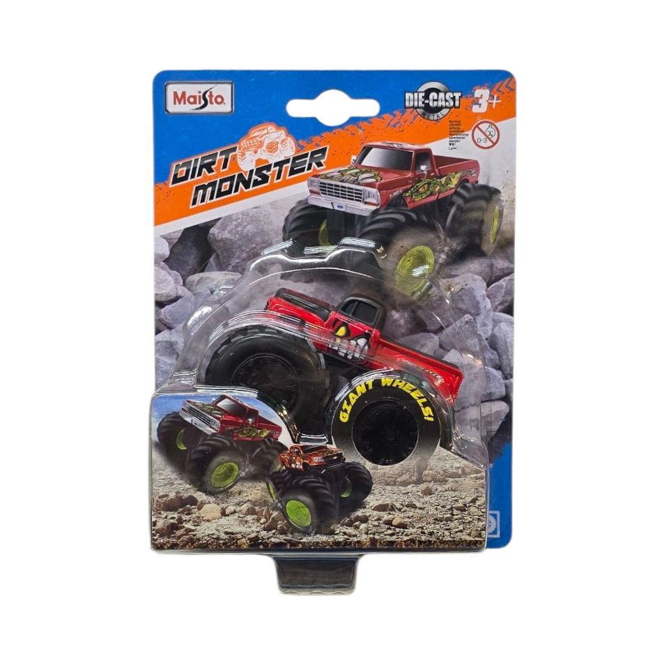 MAISTO 15481 DIRT MONSTER TRUCK DIE-CAST KOUREAS TOYS