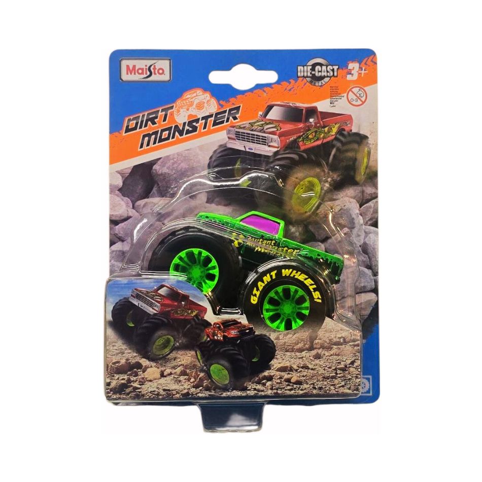 MAISTO 15481 DIRT MONSTER TRUCK DIE-CAST KOUREAS TOYS