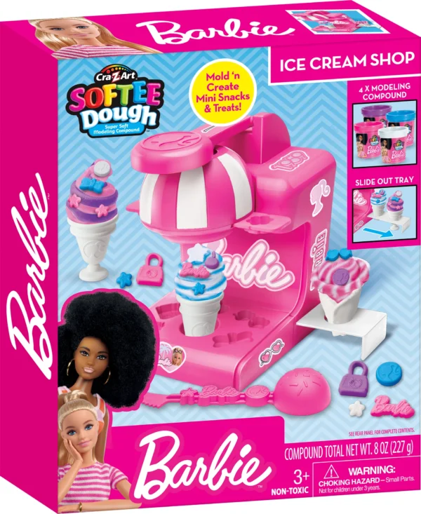 BARBIE SOFTEE DOUGH ICE CREAM SHOP KOUREAS TOYS