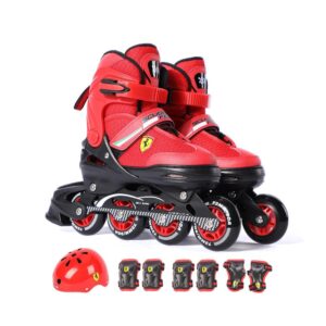 MESUCA FERRARI INLINE SKATE SET SIZE 35-38 FK16-1 KOUREAS TOYS
