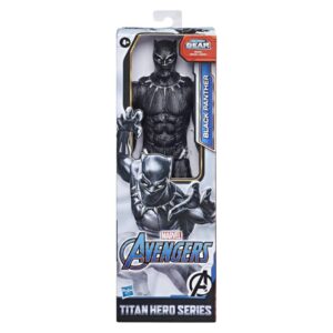 BRAND E7876 AVENGERS TITAN HEROES SERIES BLACK PANTHER KOUREAS TOYS