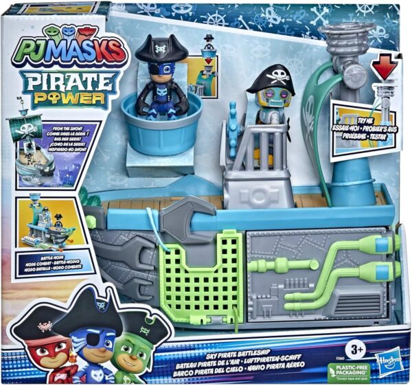 F3665 PJ MASKS SKY PIRATE BATTLESHIP KOUREAS TOYS