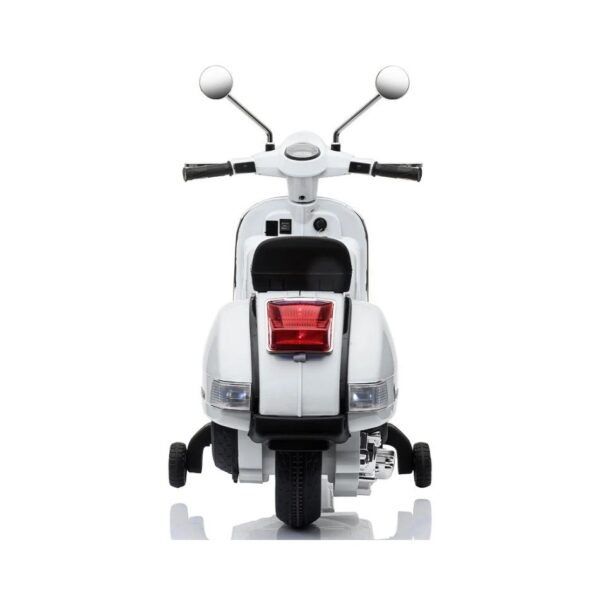 VESPA® 12V ELECTRIC RIDE ON MOTORBIKE WHITE PX150