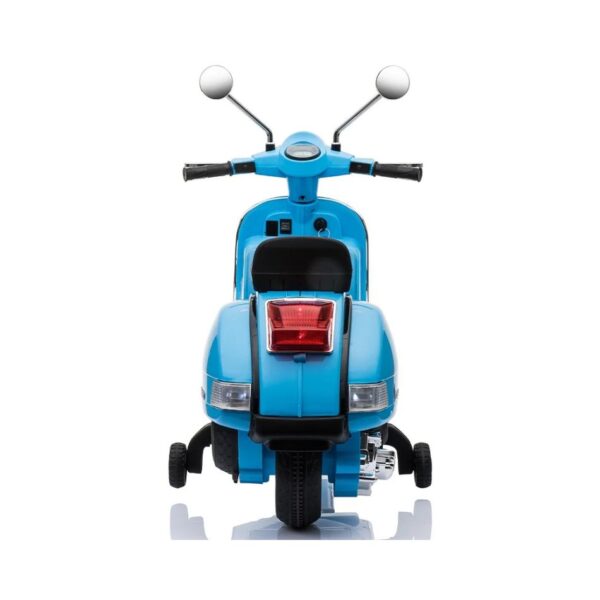 VESPA® 12V ELECTRIC RIDE ON MOTORBIKE BLUE PX150 KOUREAS TOYS