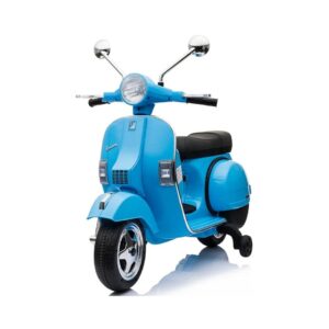 VESPA® 12V ELECTRIC RIDE ON MOTORBIKE BLUE PX150 KOUREAS TOYS