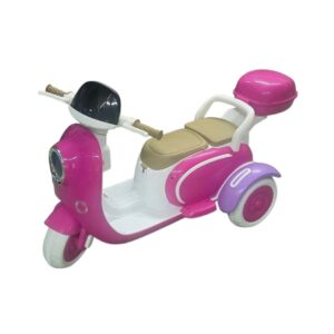 6V CHILDREN 3 WHEELS DRIVE BIKE PINK KOUREAS TOYS