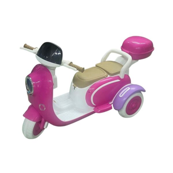 6V CHILDREN 3 WHEELS DRIVE BIKE PINK KOUREAS TOYS