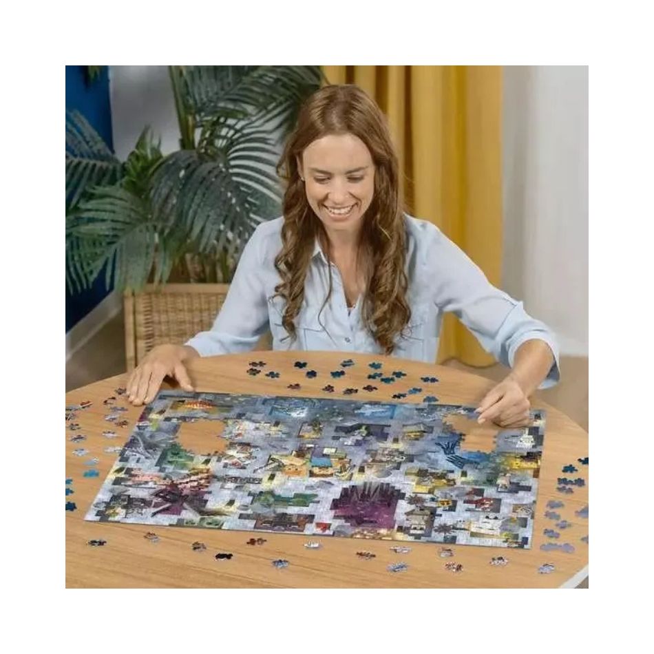 RAVENSBURGER 12000422 1000 Pcs PUZZLE MINECRAFT - CHALLENGE KOUREAS TOYS