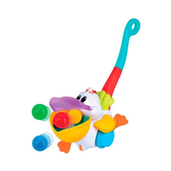 KIDDIELAND 044008 PUSH-ALONG PELICAN KOUREAS TOYS