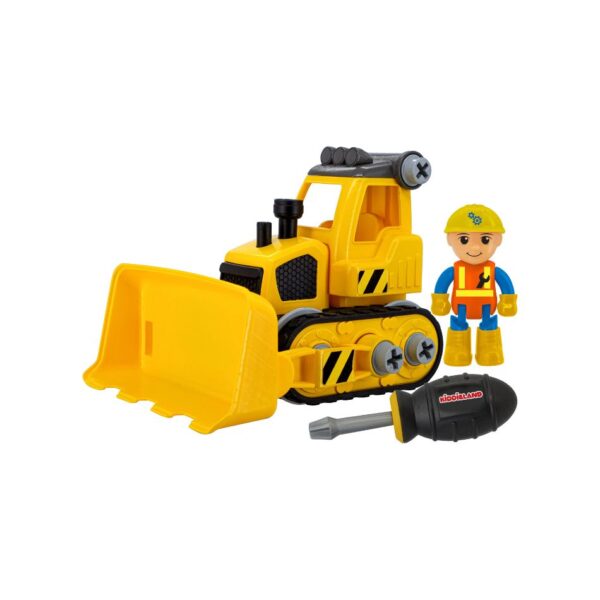 KIDDIELAND 065060 BUILD 'N' GO CONSTRACTION BULLDOZER KOUREAS TOYS