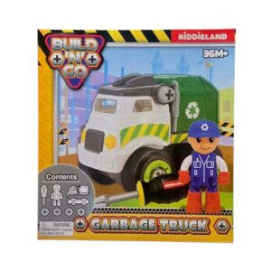 KIDDIELAND0 065193 BUILD ‘N’ GO GARBAGE TRUCK KOUREAS TOYS