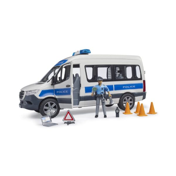 MB SPRINTER POLICE EMERGENCY VEHICLE WITH LIGHT & SOUND MODULE KOUREAS TOYS